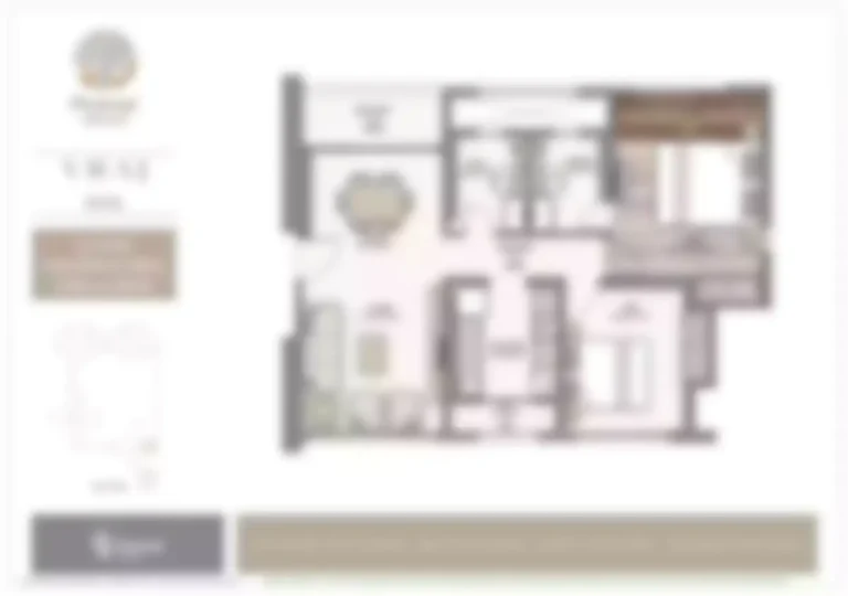 Vastu Compliant 1, 2 & 3BHK Vikas Ritz Khadakpada master flooring plan Living Room Interior Layout with Sun Deck balcony