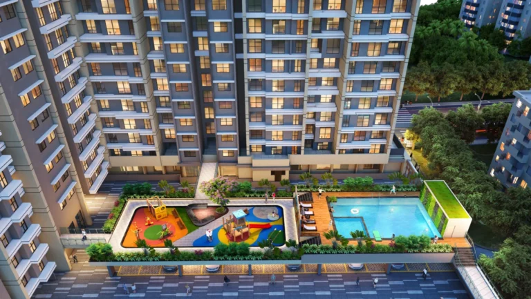 Vikas Ritz Kalyan West Flats in Khadakpada with Air Conditioned Double Height Entrance Lobby Lounge at Vikas Ritz Residential Complex